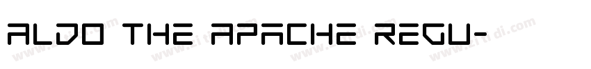Aldo the Apache Regu字体转换
